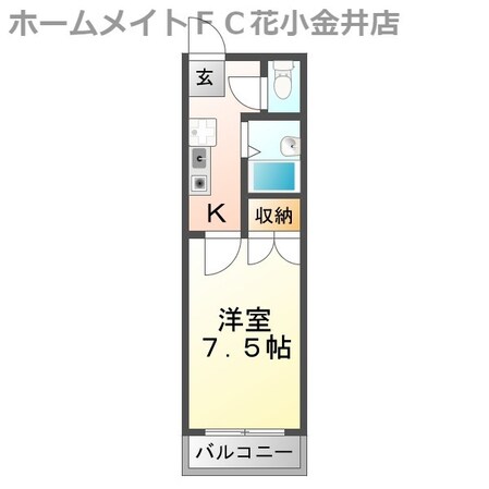 メゾン石塚の物件間取画像